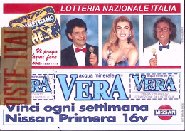 1995-LACERATE DALLE MACCHINE IMPIANTO I/O Lineare Su Cartolina Concorso LOTTERIA - 1991-00: Marcofilia