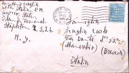 1945-P.O.W. CAMP STATEN ISLAND Manoscritto Su Busta Via Aerea (12.9) Da Prigioni - Weltkrieg 1939-45