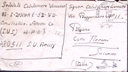 1944-A.P.O. 511 Annullo (30.8) Su Busta Da Prigioniero I Guerra Italiano - Weltkrieg 1939-45