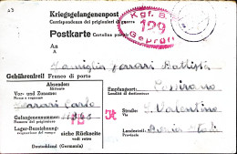 1944-STALAG I B Cartolina Franchigia Da Prigioniero Guerra Italiano In Germania - Guerra 1939-45
