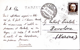 1930-PIROSCAFO CONTE ROSSO C.2 (6.12) Su Cartolina (Buenos Aires) - Poststempel