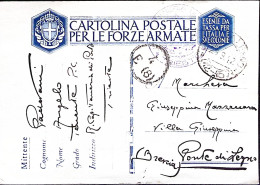 1942-CAPITANERIA PORTO TRIESTE Manoscritto, Su Cartolina Franchigia (17.9) - Weltkrieg 1939-45