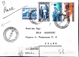 1954-PATTI LATERANENSI Lire 60 + TURISTICA Lire 20 E 60 + ITALIA LAVORO Lire 15  - 1946-60: Poststempel