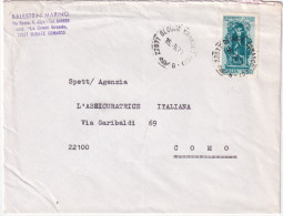 1973-BENVENUTO CELLINI (1143) Isolato Su Busta - 1971-80: Poststempel