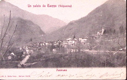 1904-Taceno Lecco Panorama Viaggiata Affrancata C.2 Annullo Ottagonale Collettor - Lecco