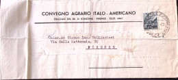 1945-Democratica C.40 (546) Isolato Su Stampe (Convegno Agrario Italo-Americano) - Marcofilie