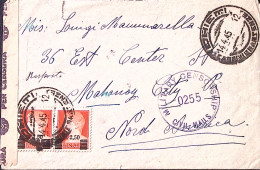 1945-Imperiale Sopr.coppia L.2,50/1,75 Su Busta Chieti (14.4) Per Gli USA - Storia Postale