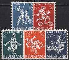 Niederlande 1958 Voor Het Kind: Spiele Im Freien 723/27 Postfrisch - Ungebraucht