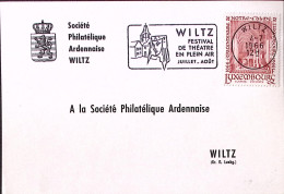 1966-LUSSEMBURGO Festival Teatro All Aperto/Wiltz (4.7.66) Annullo Speciale Su C - Andere & Zonder Classificatie