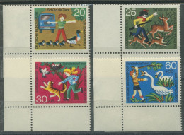 Bund 1972 Jugend: Tierschutz 711/14 Ecke 3 Unten Links Postfrisch (E275) - Neufs