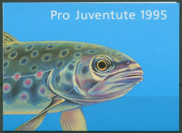 Schweiz 1995 Pro Juventute Tiere Fische Markenheftchen 0-103 Postfrisch (C62119) - Markenheftchen