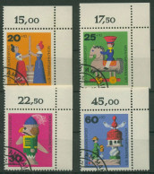 Bund 1971 Wohlfahrt: Holzspielzeug 705/08 Ecke 2 Oben Rechts Gestempelt (E928) - Used Stamps