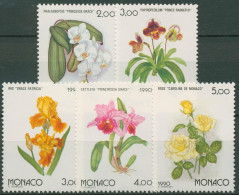 Monaco 1990 Gartenschau EXPO Osaka Blumenzüchtungen 1947/51 Postfrisch - Ungebraucht