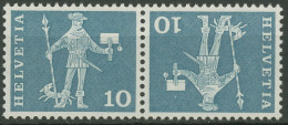 Schweiz 1960 Postmotive Postbote 697 Kehrdruck K 46 X Postfrisch - Unused Stamps