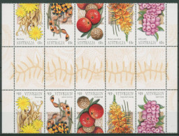 Australien 2002 Buschfrüchte 2159/63 Kehrdruck-ZD ZS Postfrisch (C40381) - Mint Stamps