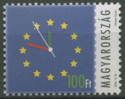 Ungarn 2004 Aufnahme In Die Europäische Union Ziffernblatt 4837 Postfrisch - Nuevos