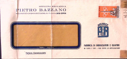 1959-PREOLIMPICA Lire 15 (861 SFUGGITO ANNULLO) Isolato Su Fattura Commerciale - 1946-60: Poststempel