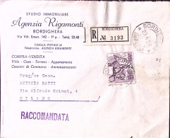 1958-GARIBALDI Lire 110 (824) Isolato Su Racc. - 1946-60: Poststempel