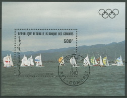 Komoren 1983 Olympische Sommerspiele Los Angeles Block 235 Gestempelt (C62491) - Comores (1975-...)