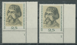 Bund 1972 500. Geb. Lucas Cranach 718 Ecke 4 FN 1,2 Postfrisch (E932) - Ongebruikt