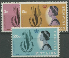 Pitcairn 1968 Internationales Jahr Der Menschenrechte 88/90 Mit Falz - Pitcairn