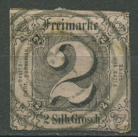 Thurn Und Taxis 1852/58 2 Silbergroschen 5 Gestempelt, Kleiner Fehler - Other & Unclassified