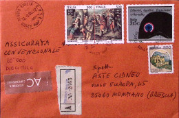 1990-RIVOLUZIONE FRANCESE Lire 3150 + NATALE '89 Coppia Lire 500 + Castelli Lire - 1981-90: Poststempel