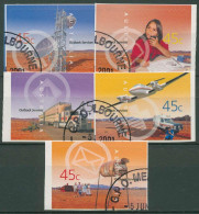 Australien 2001 Infrastruktur Im Outback 2054/58 BA Gestempelt - Usati