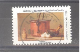 France Autoadhésif Oblitéré N°2343 (Natures Mortes : Chardin) (cachet Rond) - Gebraucht