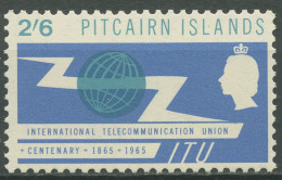 Pitcairn 1965 100 Jahre Int. Fernmeldeunion ITU 53 Postfrisch - Islas De Pitcairn