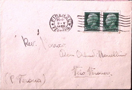 1944-Imperiale Coppia C.25 (247) Su Busta Firenze (9.5) - Poststempel