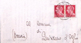 1945-Imperiale Coppia C.20 (247) Su Stampe (1.8) - Marcofilía