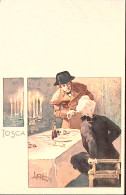 1900-TOSCA Dis Metlicovitz, Ediz Ricordi, Depos. 067, Nuova - Musica