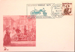 1950-AUSTRIA 75^ Ann. Auto A Benzina/Vienna (16.4) Annullo Speciale Su Cartolina - Sonstige & Ohne Zuordnung