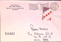 1980-MOSTRA FRANCOBOLLO CROCE ROSSA Lire 70 Isolato Su Stampe - 1971-80: Marcophilia