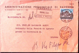 1964-CLUB ALPINO Isolato Su Raccomandata Ravenna (1.6) - 1961-70: Marcophilie