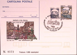 1995-NATALE A VIA GIULIA Cartolina Postale IPZS Lire 700 Ann Spec - 1991-00: Marcophilia