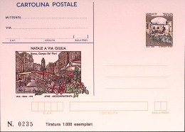 1995-NATALE A VIA GIULIA Cartolina Postale IPZS Lire 700 Nuova - Entero Postal