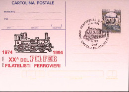 1994-FILFER Cartolina Postale IPZS Lire 700 Con Ann Spec - Entero Postal