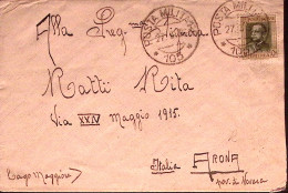 1936-Posta Militare/105 (27.3) Su Busta Affr. Eritrea - Erythrée