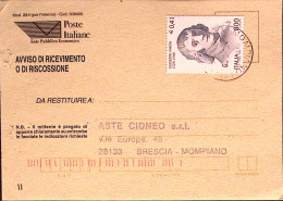 2000-PARINI Lire 800 Isolato Su Avviso Ricevimento - 1991-00: Marcofilia