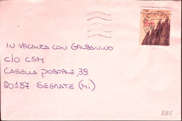 1996-ITALIA1998 Lire 750 Isolato Su Busta - 1991-00: Poststempel