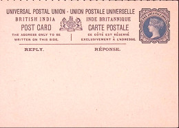 1900circa-India Cartolina Postale A.1,5 Nuova, Piccoli Difetti Di Conservazione - Autres & Non Classés