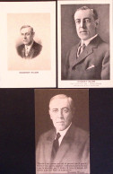 1918circa-WOODROW WILSON Tre Cartoline Con Ritratti Differenti, Nuove - Sonstige & Ohne Zuordnung