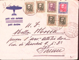 1937-Posta Militare N 105/EMISSIONE B C.2 (5.1) Su Busta Via Aerea Affrancata Er - Eritrea