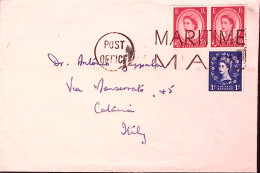 1961-GREAT BRITAIN GRAN BRETAGNA POST OFFICE/MARITIME MAIL Su Busta Affrancata P - Sonstige & Ohne Zuordnung