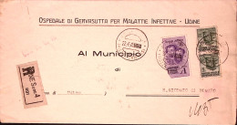 1945-MONUMENTI DISTRUTTI Coppia Lire 3 + FR.LLI BANDIERA Lire 1 (difett.) Su Pie - Marcofilie