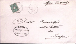 1901-ORGNANO Ottagonale Di Collettoria (4.1) Su Piego Affr. C.5 - Marcophilia
