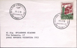 1973-AGRIGENTO XXV SAGRA MANDORLO In FIORE (11.2) Annullo Speciale Busta - 1971-80: Marcofilia