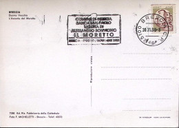 1988-BRESCIA MOSTRA ALESSANDRO BONVICINO-MORETTO Annullo Speciale (30.11) Su Car - 1981-90: Storia Postale